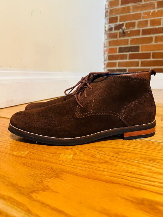 Cole Haan Mens Ogden Boot Size 13 M Brown Suede Stitch Chukka Lace Up Plain Toe main image 12